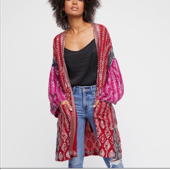 Free People Jackets & Blazers - Free people waiting for you robe lg. SALES LAST 6 HRS